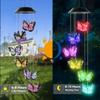 1ks Solární barevné světlo zvonkohry Venkovní vodotěsná závěsná mobilní lampa Pro domov Zahradu Dvůr Patio Festivalová dekorace