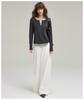 Women's Half-Zip Two-Piece Design Long-Sleeve T-Shirt – Autumn 2025 Collection, Soft & Slim Fit