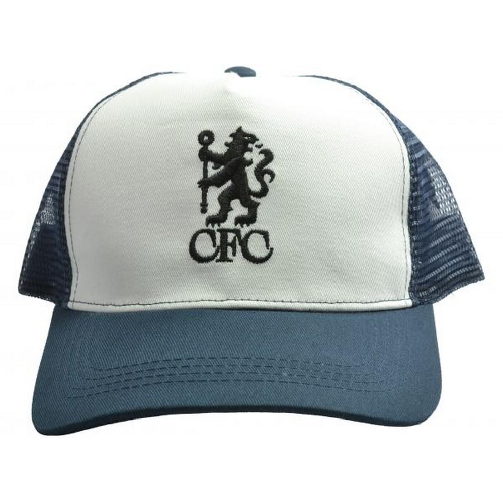 Chelsea FC Embroidered Logo Snapback Trucker Cap