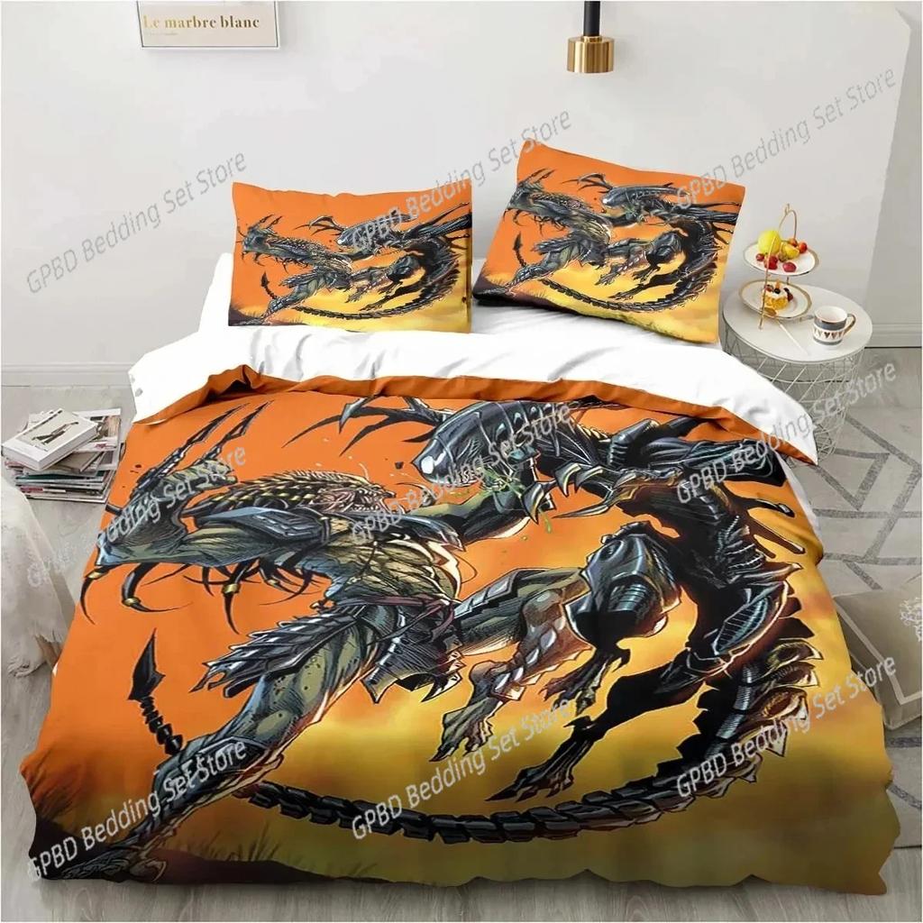 Comforter Alien Vs. Predator Predator Movie Bedding Set Bedroom Soft Modern S Comefortable And