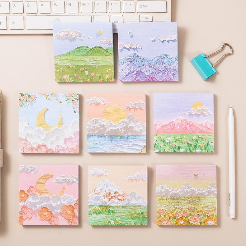 

Специальный набор для новичков из 3 штук: Масляная живопись Заметки Post-it для студентов и простых журналов