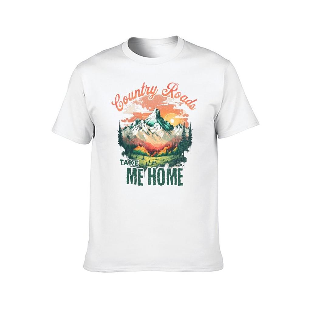 Country Roads TShirt anime t shirts oversize t shirts for man pack cotton TShirt