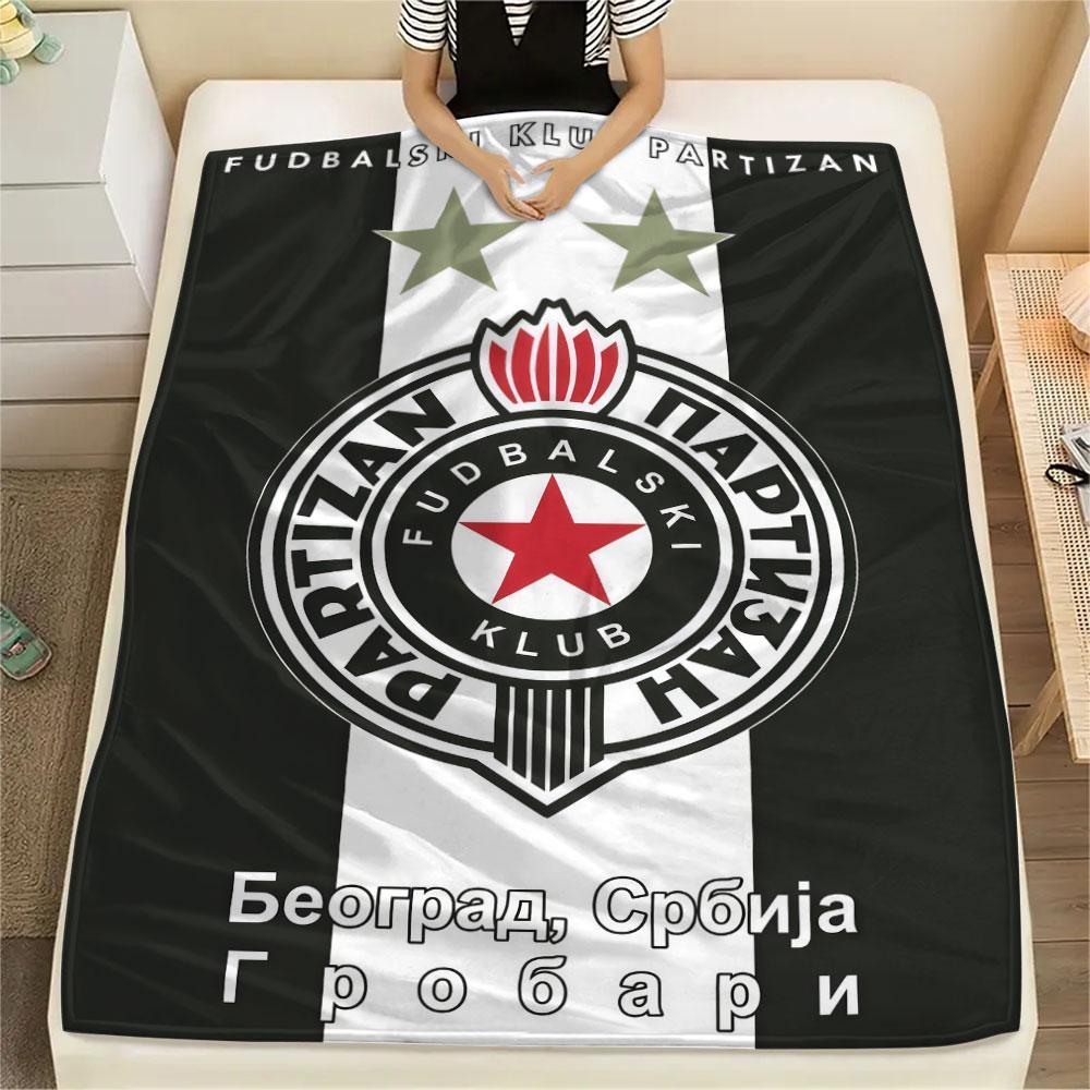 Poster Partizan Plaid in Flanella, Alta Qualità Confortevole per Tutte le Stagioni, Decorazione per la Casa, Calore e Comfort