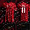 2026 Turkish Men's Football Jersey, Plus Size, Sports Fitness Football Crew Neck Short-Sleeve, Suitable for Outdoor Sports