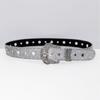  Girl Waistbelt Women Decorative Belt for Pants Skirt Fashion Shimmering Belt Subculture Belt Elegant Sequined Belt