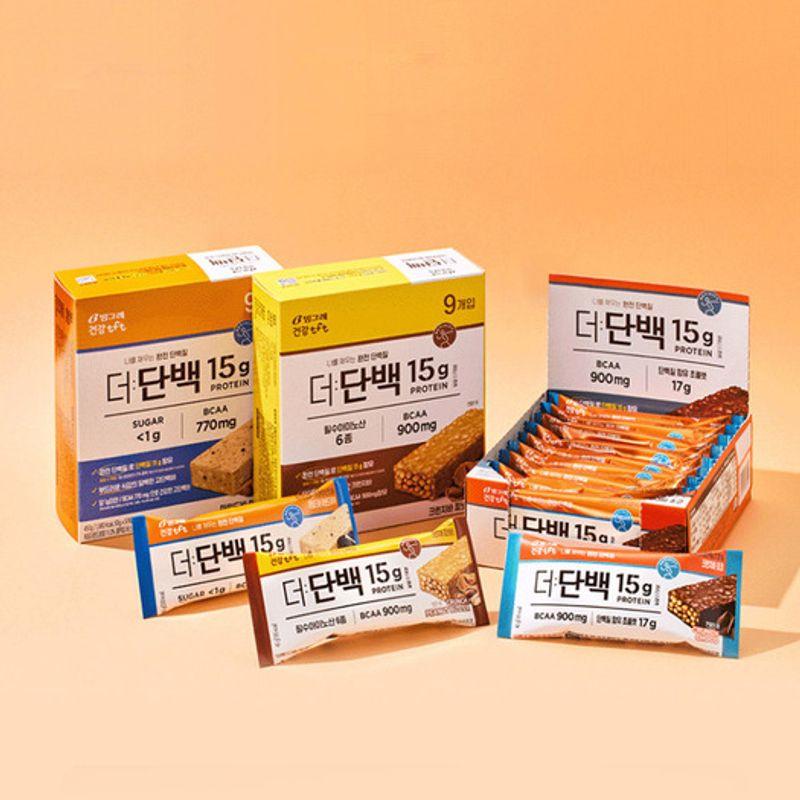 

Binggrae The Protein Protein Bar 27-pack (Chocolate Crunch Bar / Peanut Butter Crunch Bar / Almond Cookie Mild Bar) The Protein Bar 27 Pieces Crunch Bar Choco