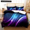 3D Abstract King Queen Duvet Cover Solid Geometry Bedding Set Rotate Three-dimensional Space 2/3pcs Polyester Soft Quilt Cover