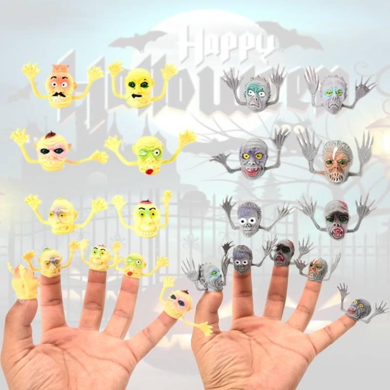 Spooky Halloween Zombie Witch Finger Puppets For Creepy Fun And Scares In Pvc