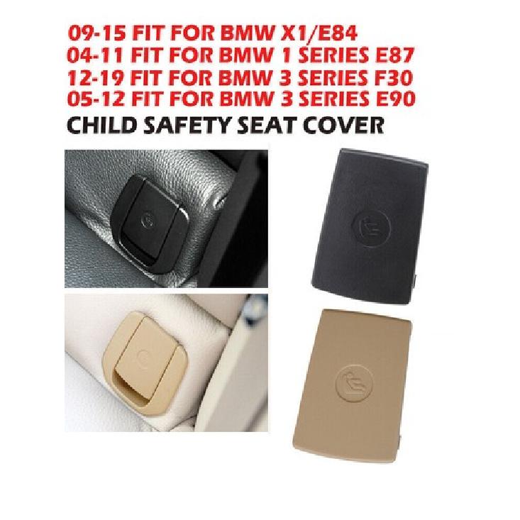 Beige For BMW F30 E90 1 3 Series Rear Child Seat Anchor ISOFix Cover Autos New