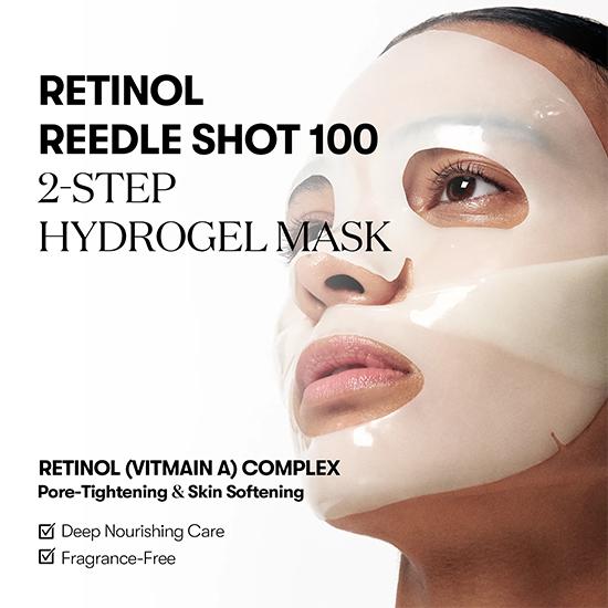 VT COSMETICS Mască hidrogel Reti-A Reedle Shot 100 în 2 pași, 4 buc.