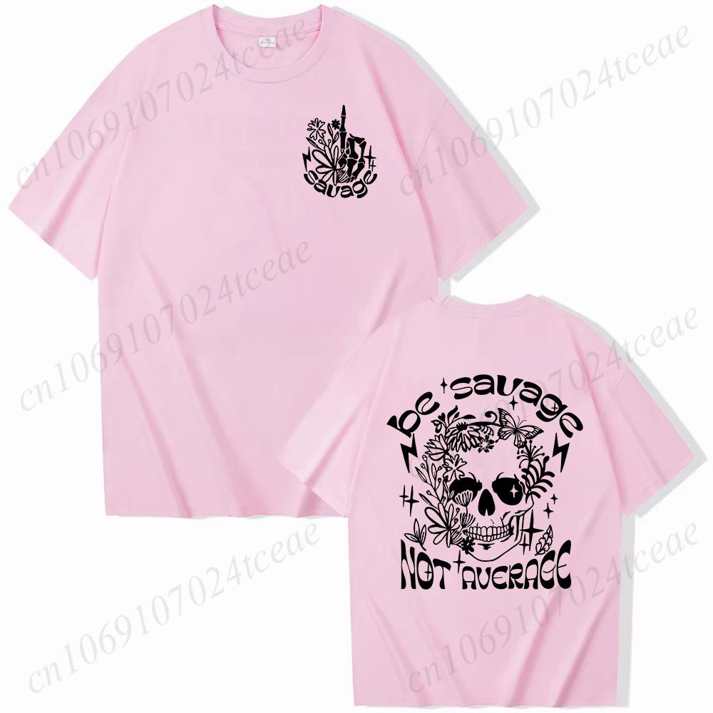 

Funny Mom Tee Shirt Mothers Day Gift Tshirts for Unisex Be Savage Graphic Y2k Tops Short Sleeve Tees Humorous Female Clothing S