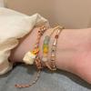 New Chinese Lion Dancing Bamboo Knitting Rope Hand Rope Female Niche Design High-End Beaded Bracelet Student Girlfriend Jewelry