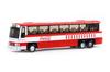 Tiny City 1/110 Scale 96A3 Single-Deck Coca-Cola Bus, Diecast Model Car, Red/White