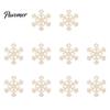 Personalized Gift Tags 10Pcs 2D Wooden Christmas Ornaments, Blank DIY Craft Hanging Tags, Decorative Props Tree Decorations, Unfinished Wood