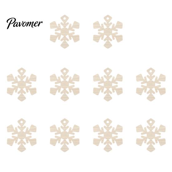 Personalized Gift Tags 10Pcs 2D Wooden Christmas Ornaments, Blank DIY Craft Hanging Tags, Decorative Props Tree Decorations, Unfinished Wood