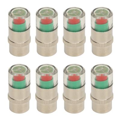 8 Pcs Car Tire Pressure Caps 35 PSI 2.4 Bar TPMS Tire Pressure Monitor Sensor Indicator 3 Color