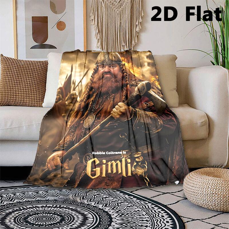 1PC The Lord of the Rings blanket, all-season lightweight home office outdoor nap multifunctional blanket, Christmas gifts
