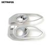 For Honda Fit Jazz 2018  Chrome Front Fog Light Cover Trim Foglight Protector Decoration Frame Bezel Accessories Car Styling