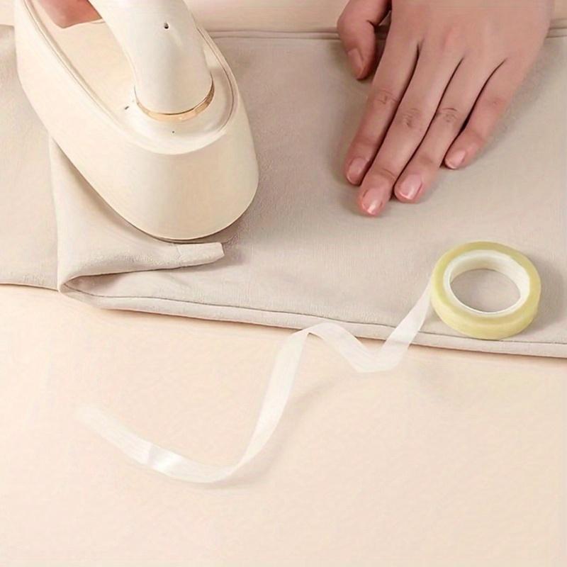 Iron-On Hemming Tape, Double-Sided Fusible Interfacing, Heat Fabric Fusible Bonding Web, Without Non-Woven Hot Melt Adhesive Cloth for Clothing