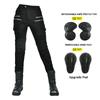 New Double Zipper Metal Style Motocross Moto Trousers Men For Woman Outdoor Riding Jeans With Protective Gear Motorcycle Pants