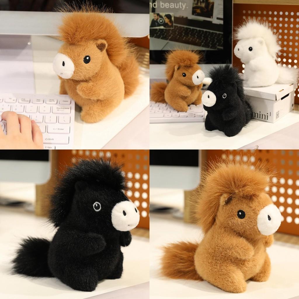 Plush Pony Stuffed Animal Toy For Kids And Girls Gift Decor Office Desk Companion