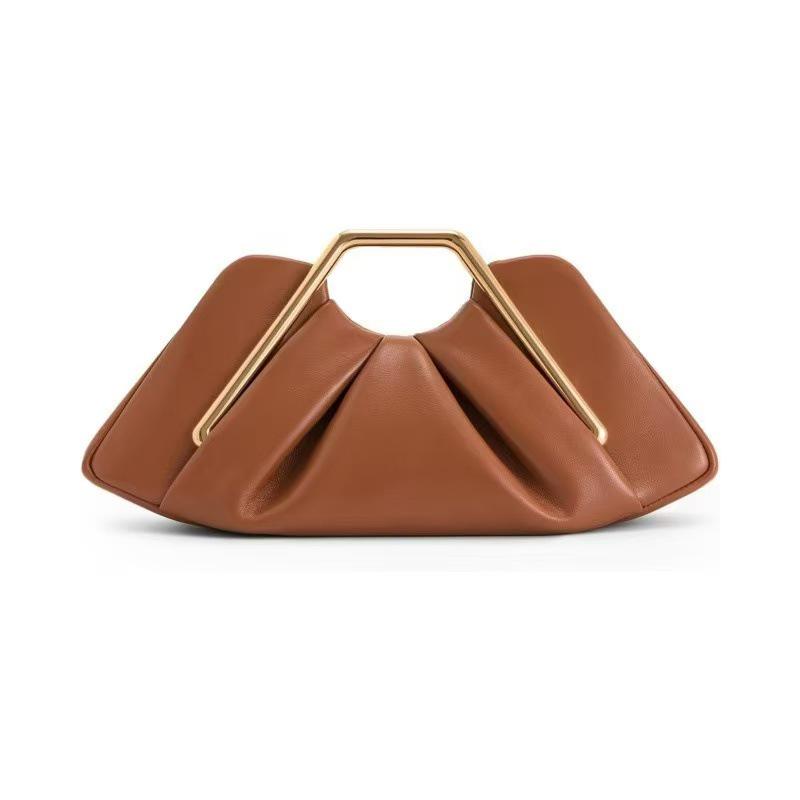 2025 Fashionable Ruched Cloud Clutch: Versatile Vintage Evening Bag for Women