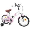 Kids  Bike 12 Inch for Ages 2 4 White