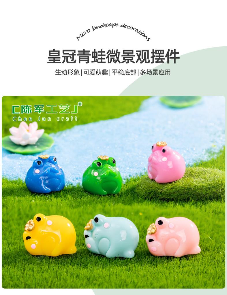 10-100pcs Mini Resin Frogs colorful Frog Figurines Miniature Home Décor Fairy Garden Decor Dollhouse Birthday Party Favor Gift