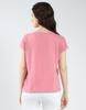 MONTE CARLO Women's Printed Half Sleeve Round Neck Top