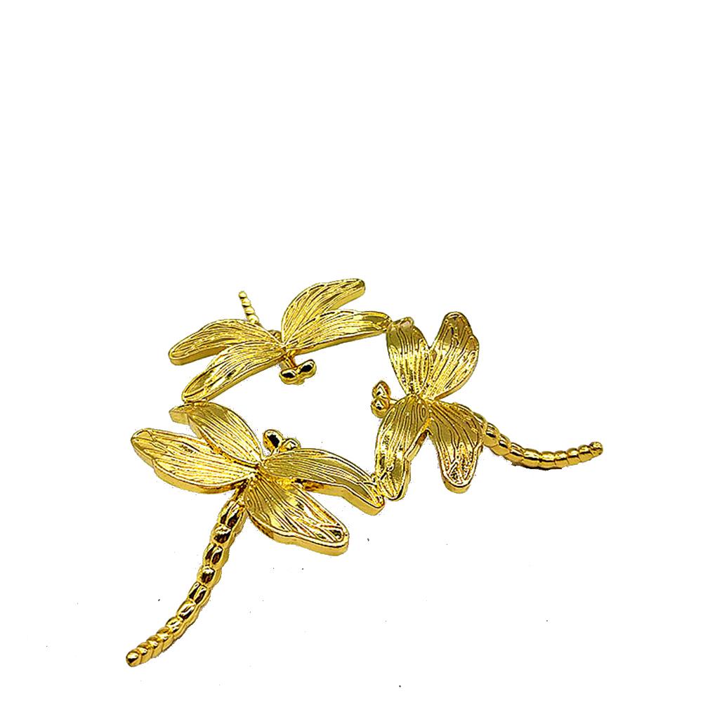 Metal Decoration Ornament Dragonfly Design Handcrafted Rust-free Display Stand Perfect Gift For Table Desktop Office Home Decor