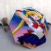 1pc Sailor Moon Umbrella, Sun Protection, And UV Shielding. It Has Eight Sturdy Ribs for Outdoor Use And Perfect As a Holiday Gift