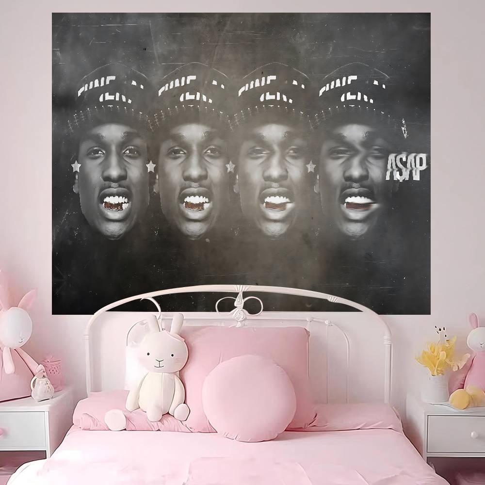 Hip Hop Rapper AsapRocky Hanging Bohemian Tapestry Bohemian Wall Tapestries Mandala Cheap Hippie Wall Hanging