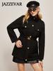 Herbst Winter Mittleren Alters Damenmode Kurzen Stil Stehkragen Baumwolle gefütterte Jacke