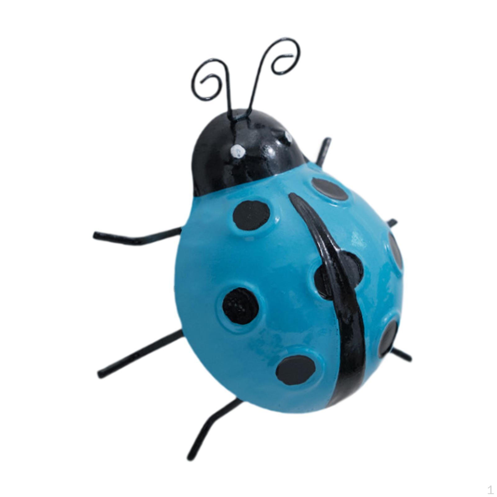 Adorable Ladybug Metal Wall Art for Home And Garden Decor