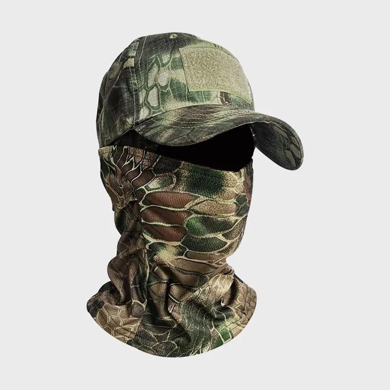Camo Baseball Caps Sunscreen Breathable Camouflage Balaclava Hat Outdoor Fishing Hiking Hunting Sports Cap Sunscreen Caps