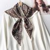 Matching Shirt French British Cashew Silk Scarf Neck High-end Shawl Triangle Scarf Belt Thin Waist Scarf