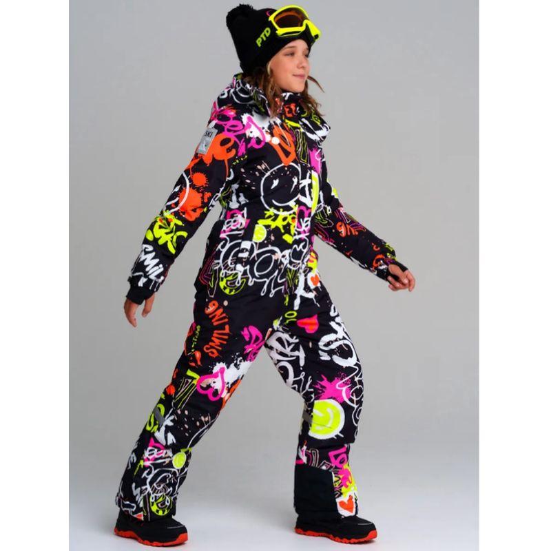 Ski Suit, One-Piece Windproof and Thickeneded One-Piece Suit for Girls, Children, and Adults, Winter Warm One-Piece Suit for Playing In the Snow