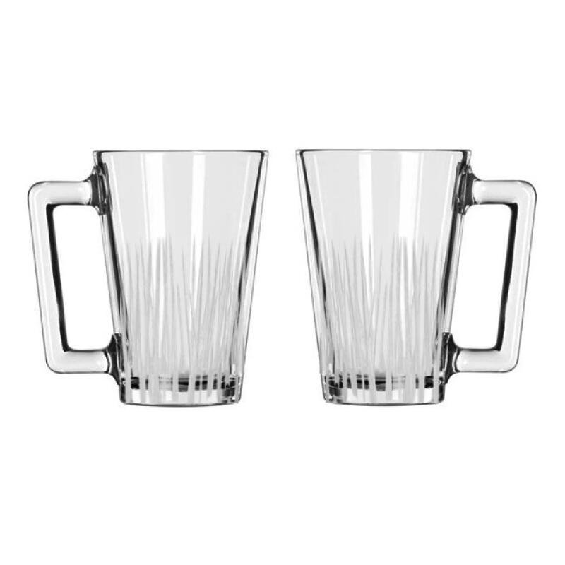 

5589 Pine Needle Hand Cut Irish Coffee Mug 266ml (2P)