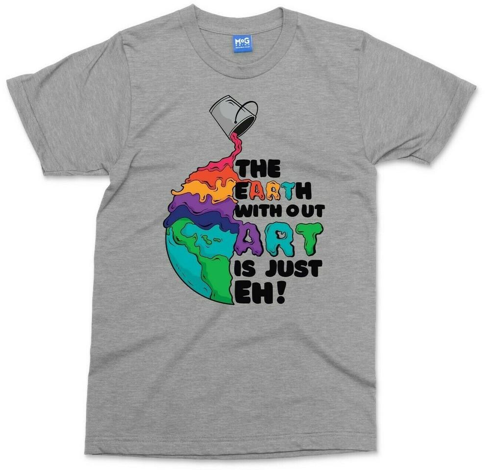 

Funny EARTH Art T-shirt Gift For Artist Painter Tee Painting Drawing for him her XL
