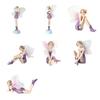 Winged Fairy Girl Miniature Resin Angel Flying Miniature Crafts Flower Fairy Figurine  Desktop