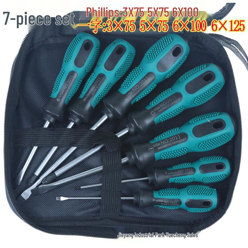 

Набор из 9 изолированных отверток: Крестообразный и прямой шлиц, Устойчивый к напряжению для ремонта дома