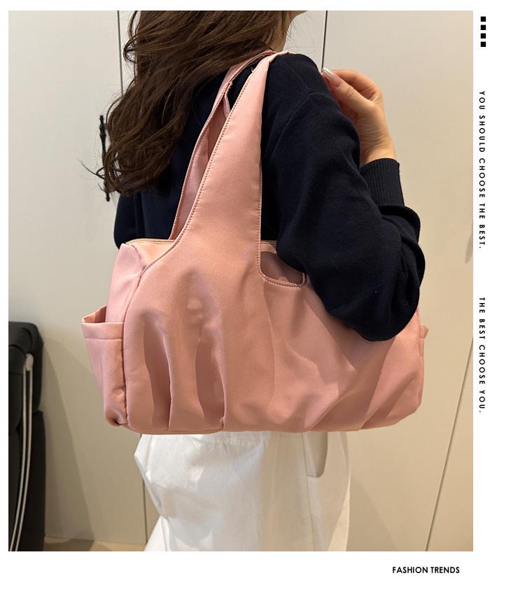 Japanese Minimalist Large-Capacity Lightweight Women's Shoulder Tote Bag