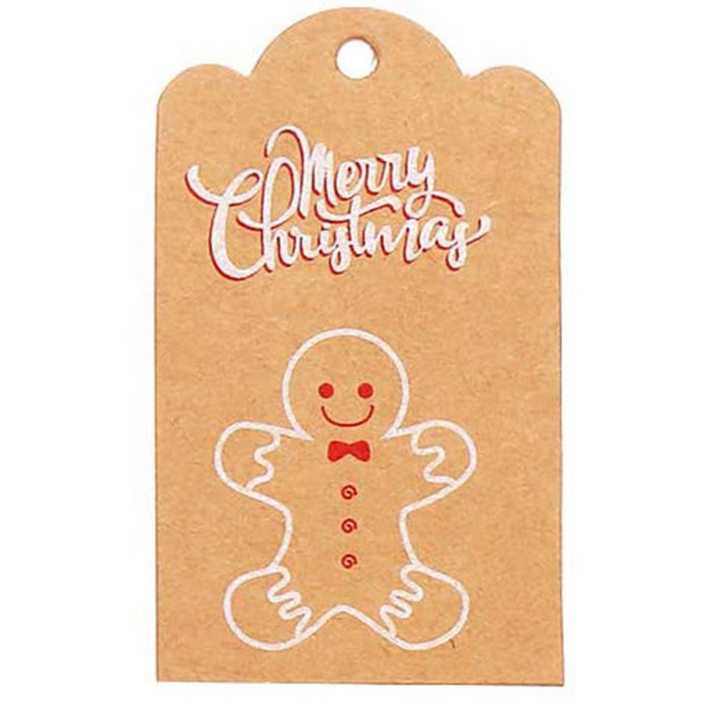 Premium-Qualität 100 Stück Hoher Standard Kraft-Papier Oberste Güte Oberste Güte Weihnachten Oberste Güte Baum Überlegene Qualität Anhänger Oberste Güte Frohe Premium-Qualität