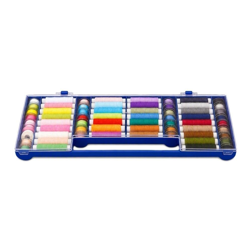 64 Spools Sewing Thread Kit 32 Color Sewing Tools Set Thread Spools Set For Sewing Machine