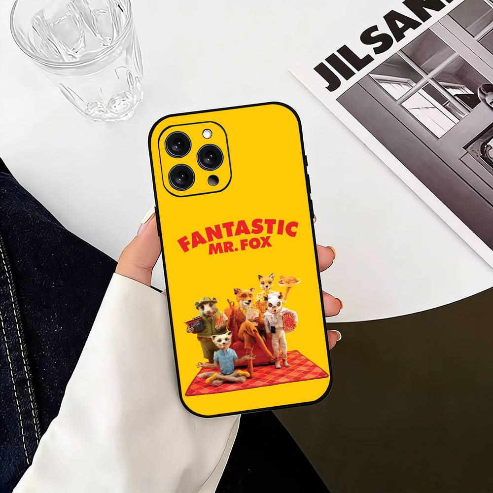 F-Fantastic Mr F-Fox  Phone Case For iPhone 17, 16,15,14,13,12,11 Plus,Pro Max, Others Soft Black Cover