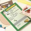 Koreanischer Katzen-Illustrator B6 kariertes Notizbuch - Lernmaterial