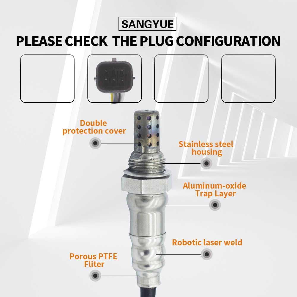 Upstream Oxygen O2 Sensor 1 for 2010-2013 Mazda 3 2.5L; 2008-2010 Mazda 5 2.0L