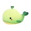 Silicone Night Light for Kids Cute Whale Touch Light, USB Rechargeable Bedside Lamp with Nursery 3 Brightness & Remote Control, 30 Min Timer