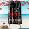 Name Custom Aerosmith Print Beach Towel, Large Soft Quick Dry Towel for Beach Camping Swimming