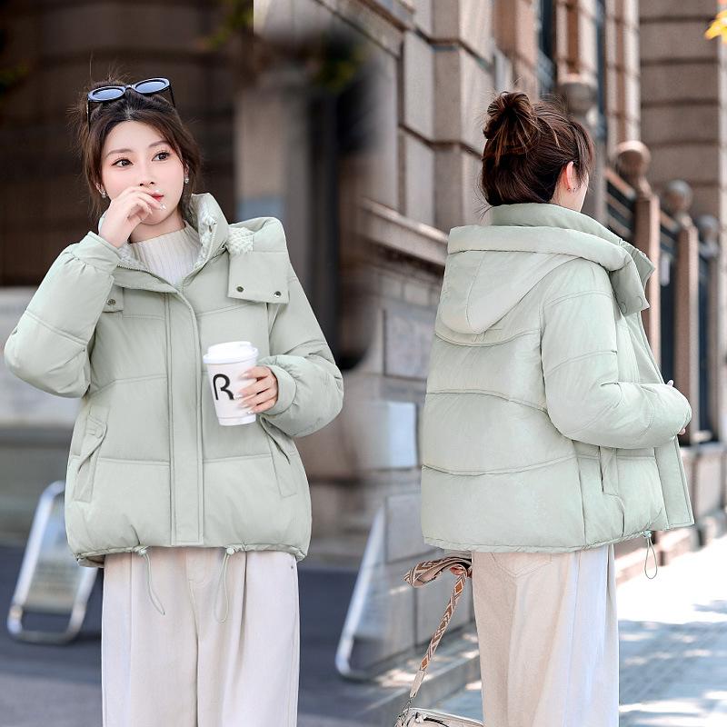 Korean Version of the Hooded Large Size Women Thickened Warm Anti Cold Winter Coat - Lightweight and Comfortable Long-sleeved Cotton Coat Jacket